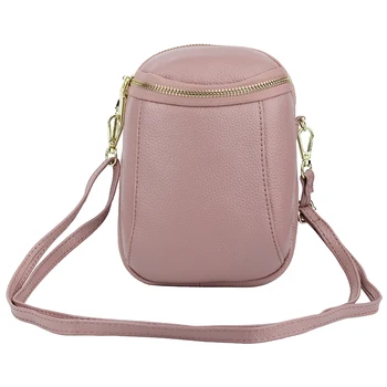 

Bolsas Feminina New Arrivals Luxurious 100% Cowhide Leather Fashion Female Messenger Bags Phone Bags Factory Price On Sale 2019