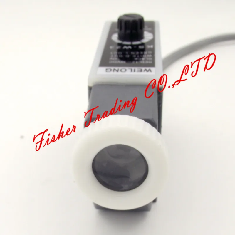 Weilong цветной датчик KS-W22 KS-W23 для машин для изготовления сумок, 10~ 30VDC фотоэлектрический переключатель глаз с белым светодиодный светильник