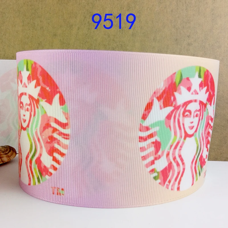 Новое поступление 50 ярдов мультфильм печатных Grosgrain ленты 9525