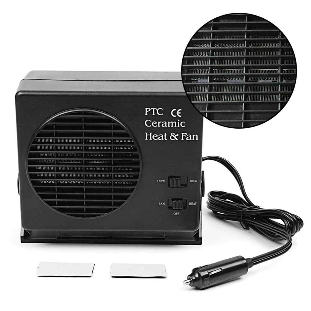 2 в 1 DC12V электрические автомобильные компактные внедорожники портативные керамические нагревательные охлаждающие сушилки тепловентилятор разморозка Туманоуловителя 150 300 Вт