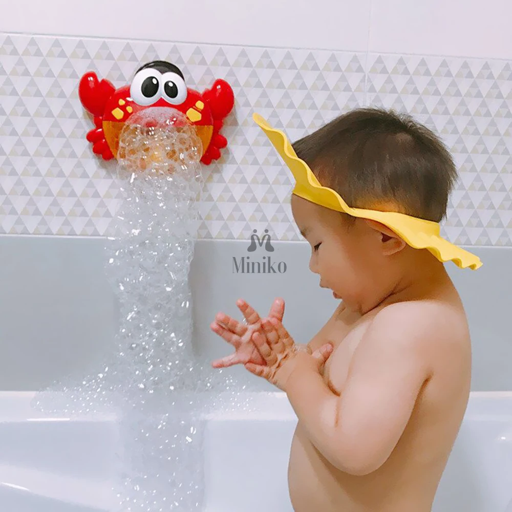 Дропшиппинг Bubble крабы Музыка Дети бассейн Ванна Для Купания Мыло машина автоматический пузырь чайник лягушка Ванна игрушка для детей