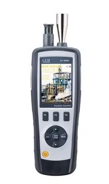 Горяч-продавец ручной счетчик частиц с PM0.3, PM2.5 и PM10 пыли контрольно-измерительный прибор