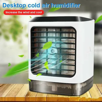 

Mini Desktop Cold Air Humidifier Arctic Air Conditioner Fan Purification Refrigeration Air Benchtop Desktop Moisture Spray Fans