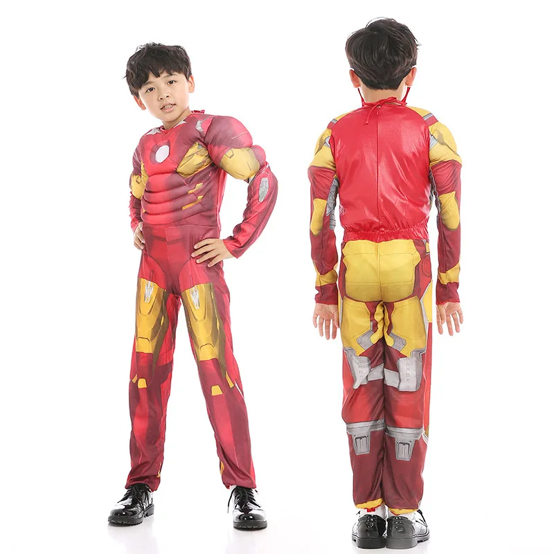 Kopen Nieuwe Carnaval cosplay iron man kostuum kind fancy dress ironman halloween kostuums voor kinderen jongens Kinderen Avengers meisjes