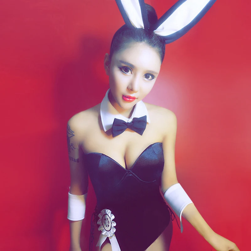 

Rabbit bar DS Party Bunny uniform for Adult Women Bunny Jumpsuit Rabbit Ear Onesie abdl/ ddlg Romper bar Ds Erotic Party Outfit