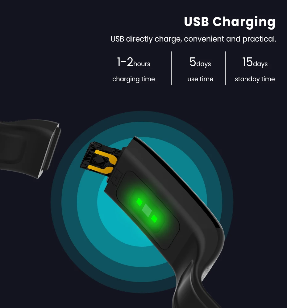 Men Women 1.14 IPS OLED Color Smart Wristbands Pedometer Sports Fitness Bracelet Blood Pressure Heart Rate Monitor Android IOS 13