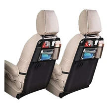 Автоматическое хранение сумка-Органайзер для автомобильных сидений сумка для хранения черная Автомобильная спинка сиденья подвесная сумка сетка BY-1