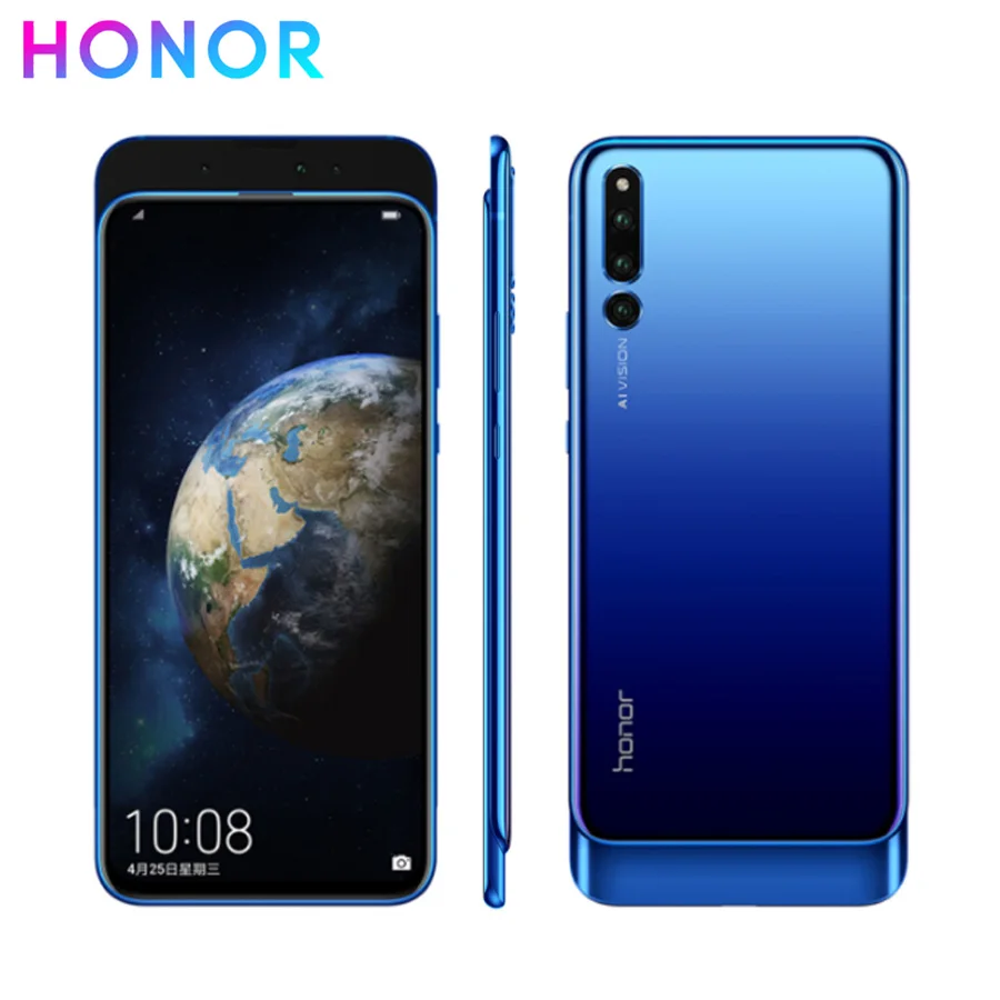 Honor Magic 2 4G LTE мобильный телефон 6,3" 6 ГБ/8 ГБ ram 128RB/256 ГБ rom Kirin 980 Octa Six камера Android Dual SIM телефон