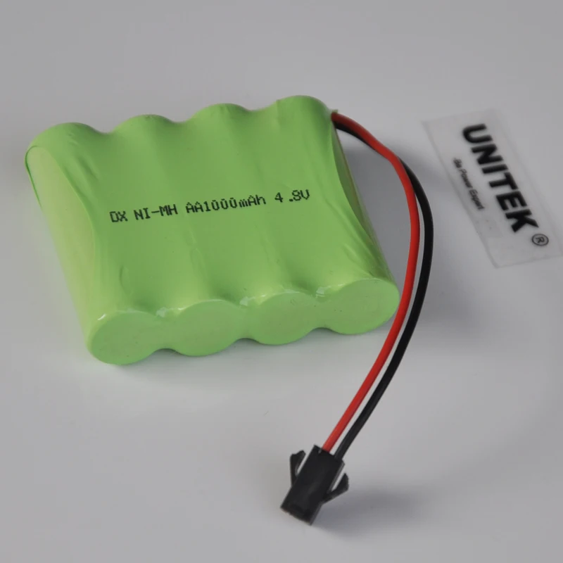 

1-4PCS 4.8V AA rechargeable Ni-Mh battery pack 1000mah 2A ni-mh nimh baterias cell for toys emergency light cordless phone SM