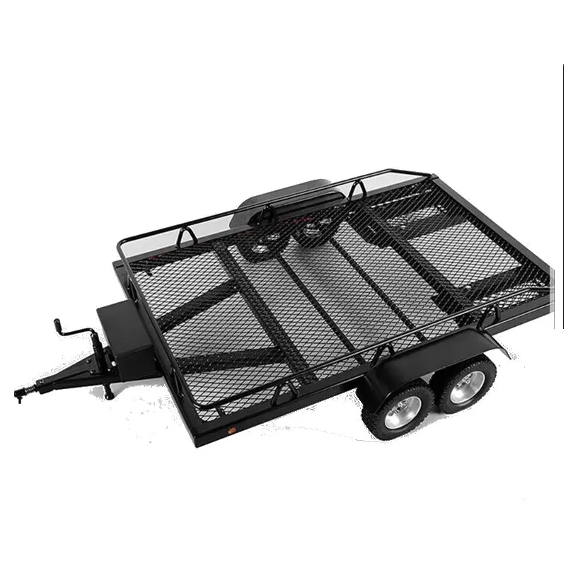 

Yeah Racing 1/10 Scale RC Crawler Metal Drag Chain Metal Leaf Spring Hitch Mount Tow Trailer YA-0405