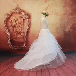 В наличии 2015 Свадебные аксессуары юбка бальное платье 2 Обручи Underskirt Для свадебное платье кринолин jupon Mariage enaguas Novia