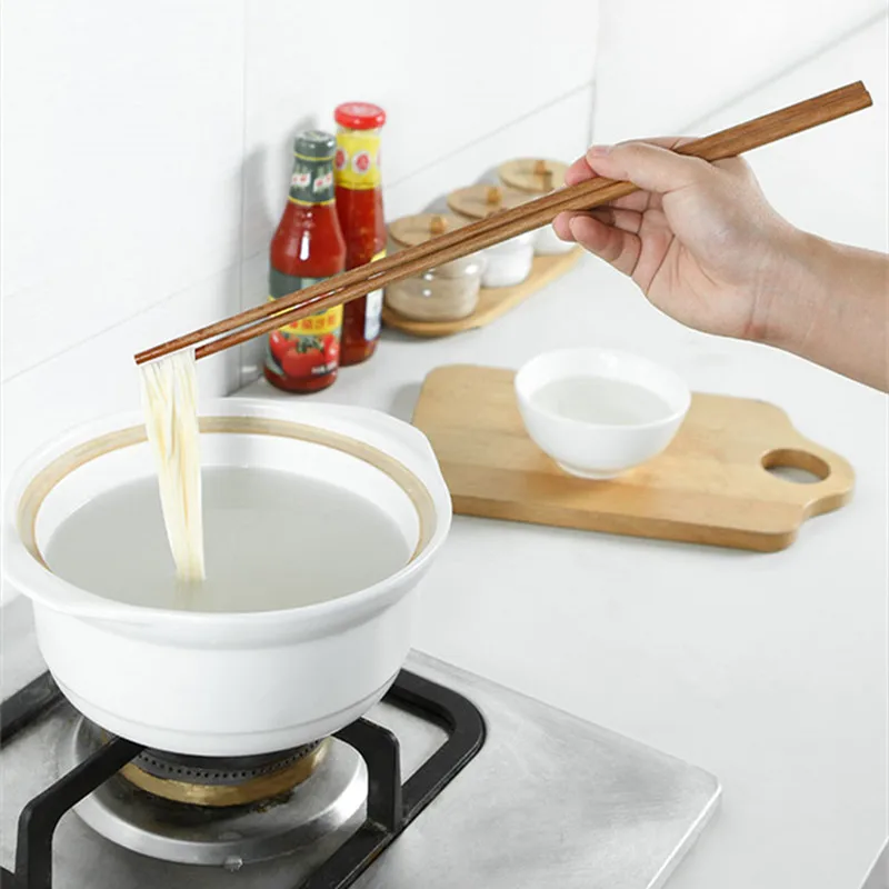 

1 Pair Lengthen Wood Chinese Chopsticks Tableware Fry Beef Food Sticks Kitchen Dinning Fried Tool Accessories Supplies product