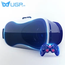 UGP V5 VR Google Cardboard Virtual Reality 3D Glasses Immersive Head-mounted With Bluetooth Gamepad For 3.5-6.0 Inch Smartphones