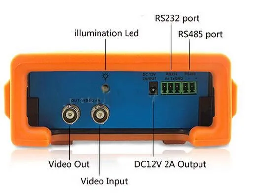 Тест ip-камеры er IPC4300 с 4,3 ''поддержкой экрана Onvif PTZ контроль SDI тест сигнала TDR тест кабеля Цифровой мультиметр и т. Д