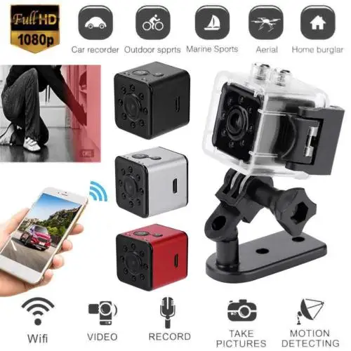 

4G Card+SQ13 Car DVR Camera 1080P Full HD Night Vision WiFi Video Recorder Mini Sport DV