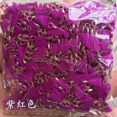 DIY Jewelry аксессуары Мини группы Lap su Sui ручной строка из бисера специальный Шерстяные нитки кисточкой Ленточки Малые круг Lengt - Цвет: Оранжевый