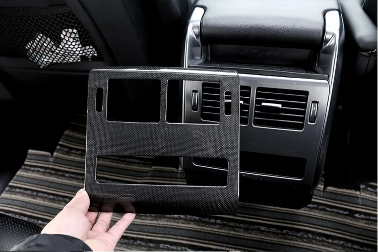 Настоящее углеродное волокно для Landrover Range Rover Sport- задний ряд AC Outlet Frame Cover Trim