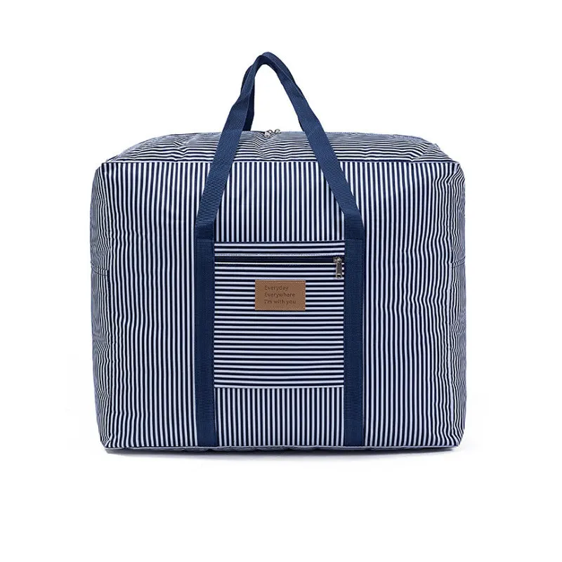 M/L/XL Оксфорд-сумка для хранения для дома органайзер Bag тонкий Путешествия ящик для хранения для одежды Чемодан чемодан - Цвет: zang qing tiao wen