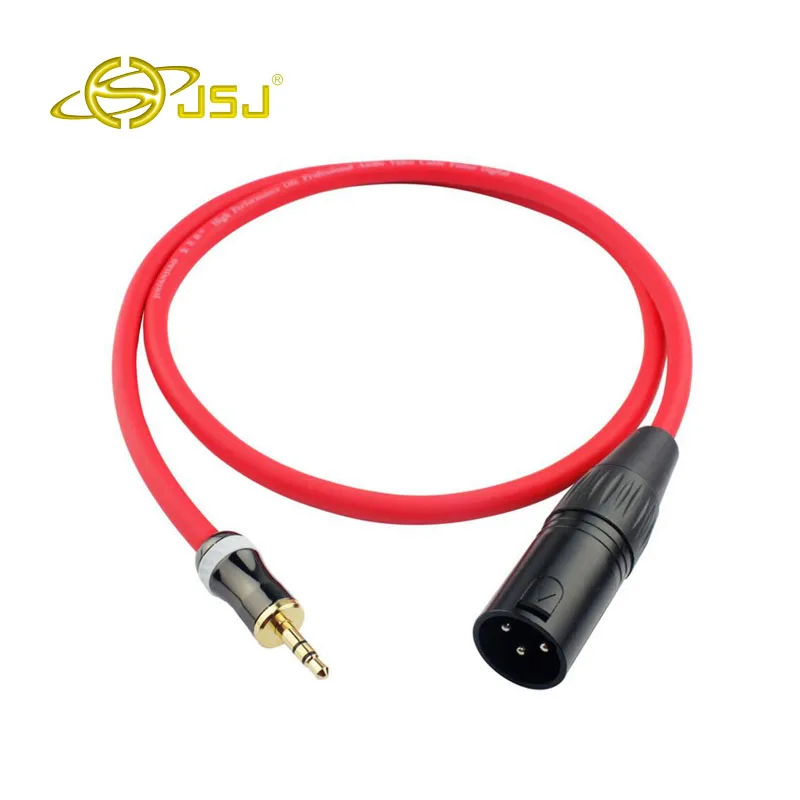JSJ аудио кабель 3.5 на XLR микрофонный линейный XLR микрофон линия Male-Female, ktv, смеситель посвящен 0.5 м-30 м