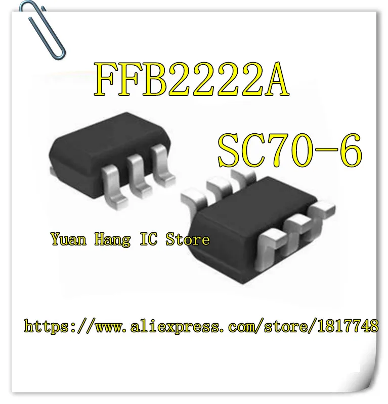 Бесплатная доставка FFB2222A транзистор NPN двойной 40 В SC70-6 FFB2222 2222 FFB22 2222A FFB2 2222A