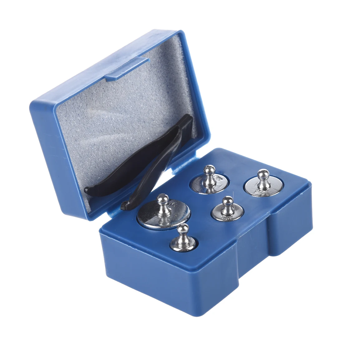 

5PCS 50g 20g 10g 5g Grams Precision Chrome Calibration Scale Weight Set Kit