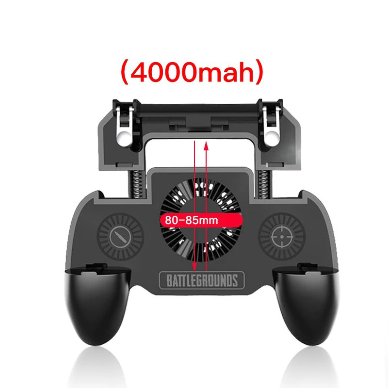 4000mAh Power Bank Pubg контроллер геймпад Pubg мобильный триггер L1R1 джойстик для шутеров игровой коврик держатель телефона кулер вентилятор с 2000/4000 мАч power Bank - Цвет: 4000mAh Power Bank