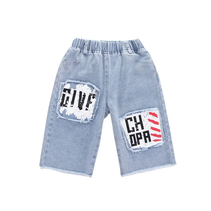 Only shorts Джазовые танцевальные костюмы для девочек, клетчатые топы, штаны, Детский костюм в стиле хип-хоп, детская одежда для уличных танцев, уличная одежда для представлений DWY1022 - Цвет: Only shorts