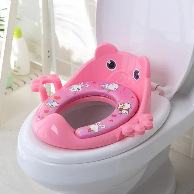Baby Toilet Potty Seat Children Potties Seat With Armrest Girls Boy Toilet Training Potty Safety Cushion Comfortable Infant Care 4
