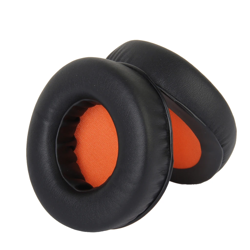

1Pair Earpads Replacement Ear Cushion Pads Cover for 90mm Razer Kraken Game Headsets Headphones High elasticity durable and soft