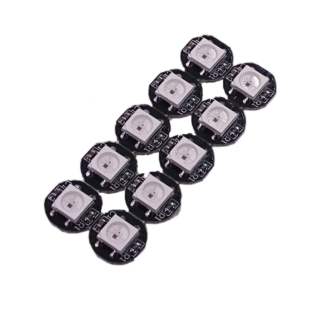 10 шт. WS2812B WS2812 светодиодный чип и плата радиатора DC5V 5050 RGB WS2811 IC встроенный RGBW RGBWW WWA светодиодный чип