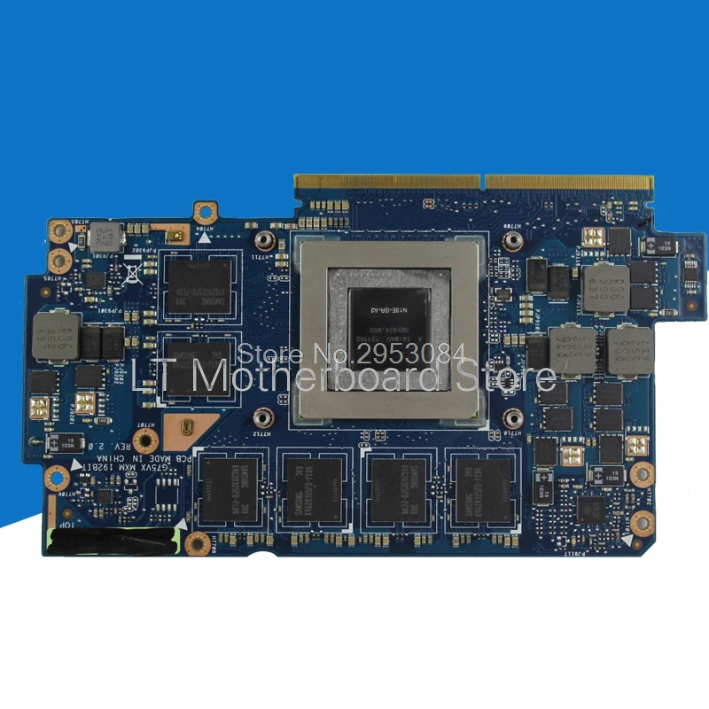 Original Video card For ASUS notebook G75V G75VX 3GB GTX670M Highest configuration N13E-GR-A2 graphic card Original Video card For ASUS notebook G75V G75VX 3GB GTX670M Highest configuration N13E-GR-A2 graphic card