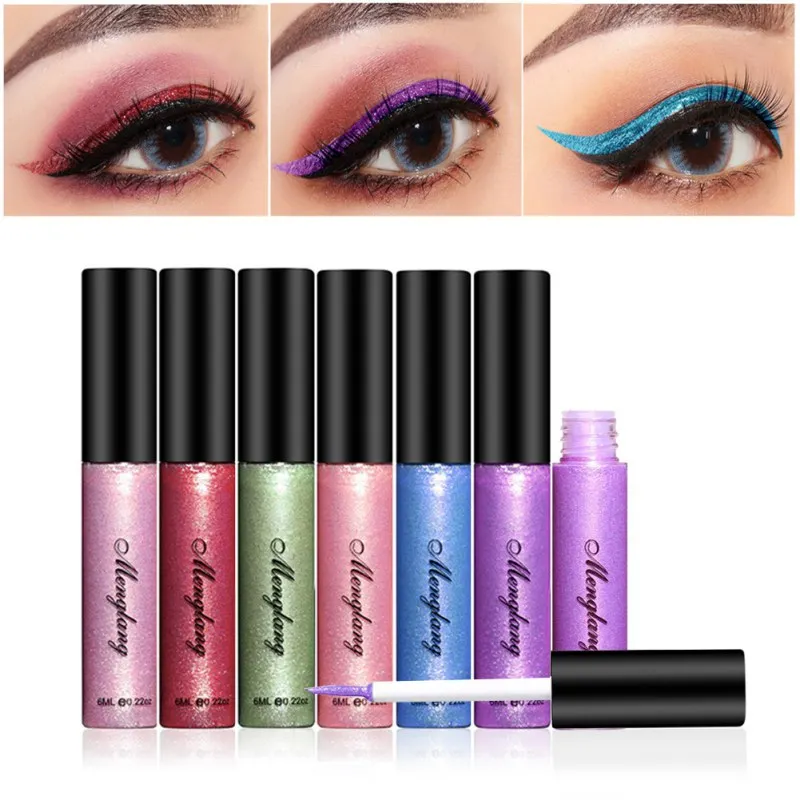 

New Arrival 13 Colors Diamond Liquid Eyeliner Waterproof Shimmer Highlighter Makeup Eye liner Metallic Glitter Eyes Make Up