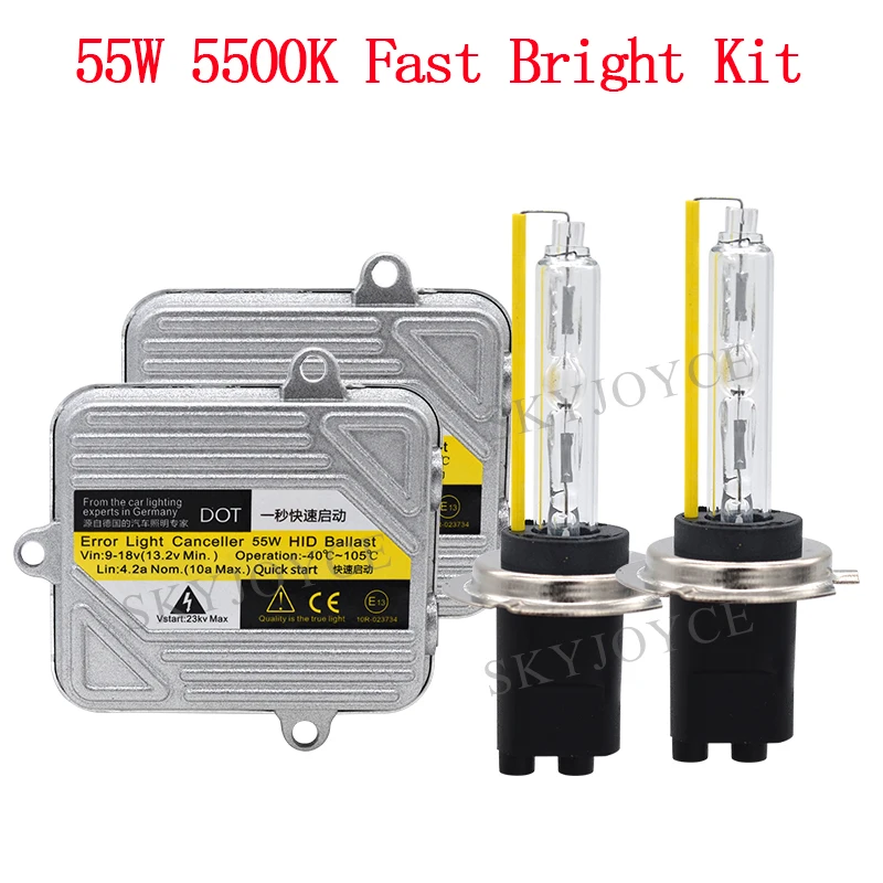 DC 55W 5500K HID Xenon Kit
