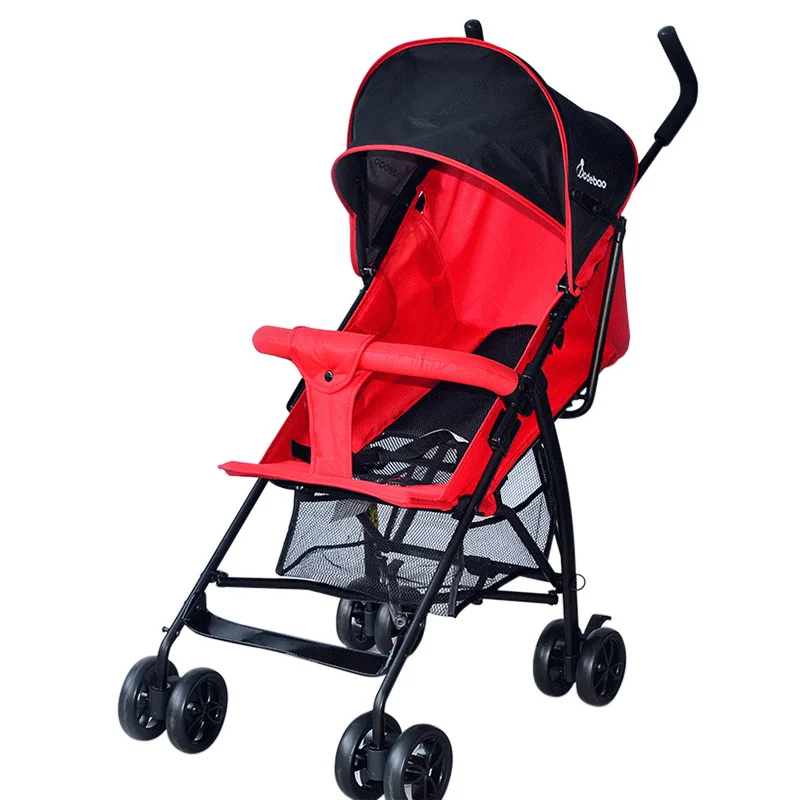 Free Shipping Baby Stroller Four Wheels Lightweight Foldable Umbrella