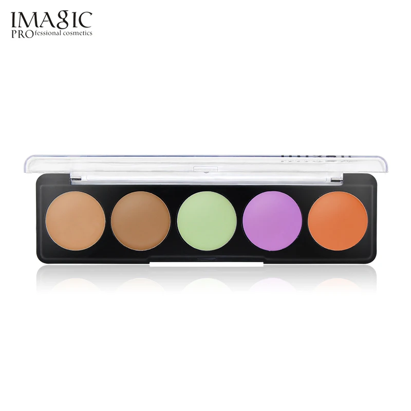Imagic Professional 5 цветов Палитра консилеров моделирующий макияж корректор макияжа фундамента крем для лица косметический - Цвет: 2