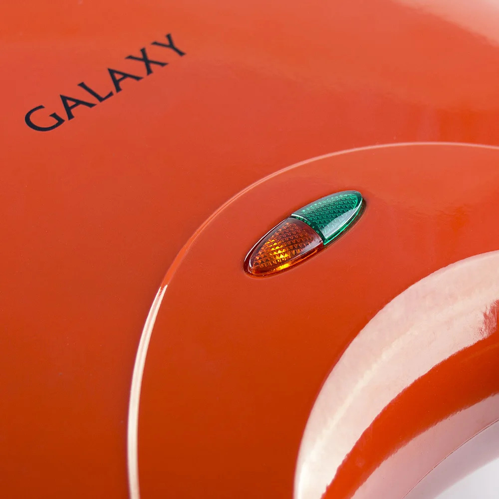 Паймейкер Galaxy GL 2956 (мощность 1600 Вт, термоизолированный корпус, керамическое покрытие, индикатор работы, диаметр выпечки 10 см)