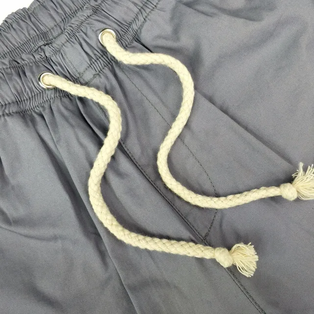 TQQT Mens Shorts Elastic Waist Thin Cargo Short Cotton Material Bermuda Pockets Male Short Bermuda Low Waist Solid Shorts 7P0117