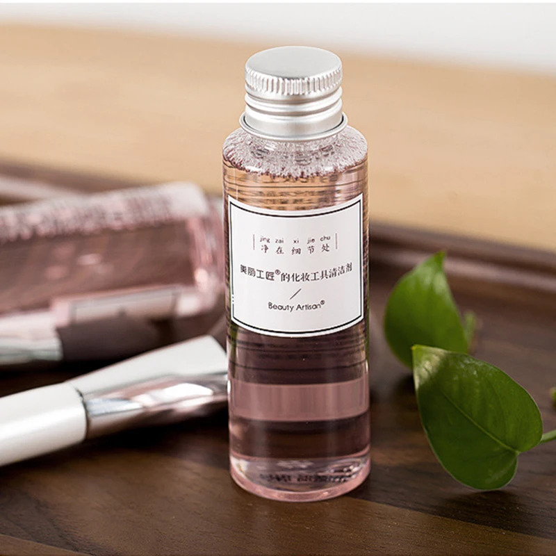 

90ml Professiona Makeup Brush Liquid Cleaner Quickly Cleaning Blush, Puff Cleaner Remover Tool