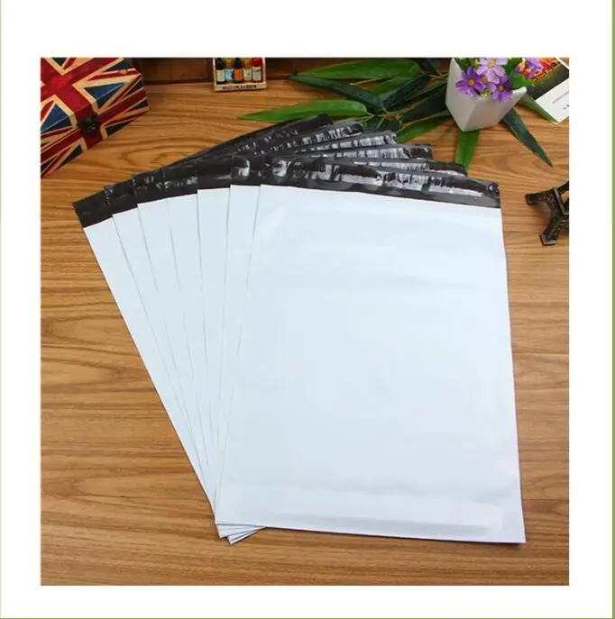 100pcs 11*18cm/15*20cm New material White Self-seal Adhesive Courier Bags Small Plastic Poly Envelope Postal Shipping Bag | Дом и сад