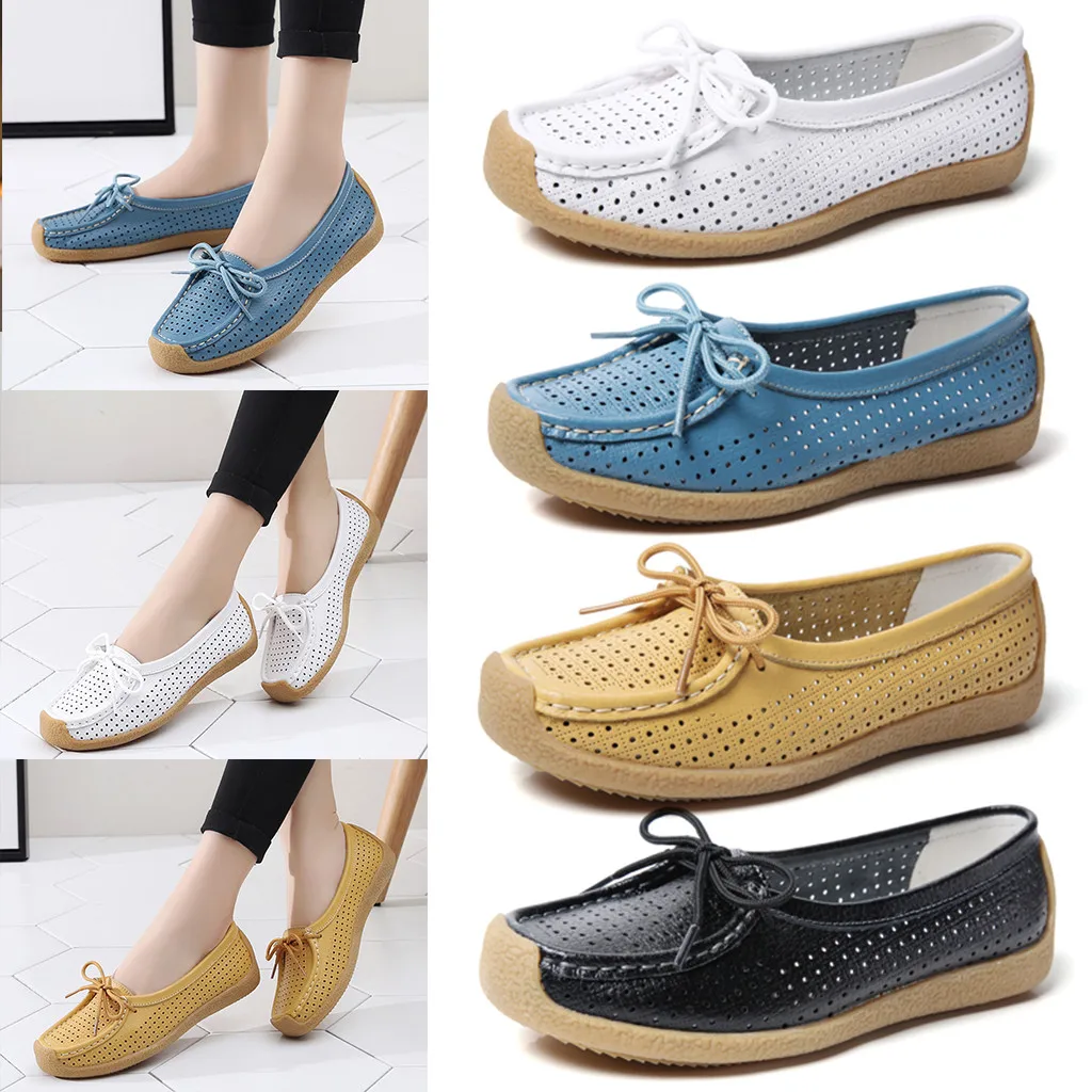 Удобные повседневные туфли лодочки с бантом большие размеры chaussures femme