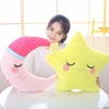 Skin-friendly Star Moon Cloud Water Drop Shaped Plush Pillow Decorative Stuffed Soft Pillow Sofa Chair Bed Cot Pillow Gift 3