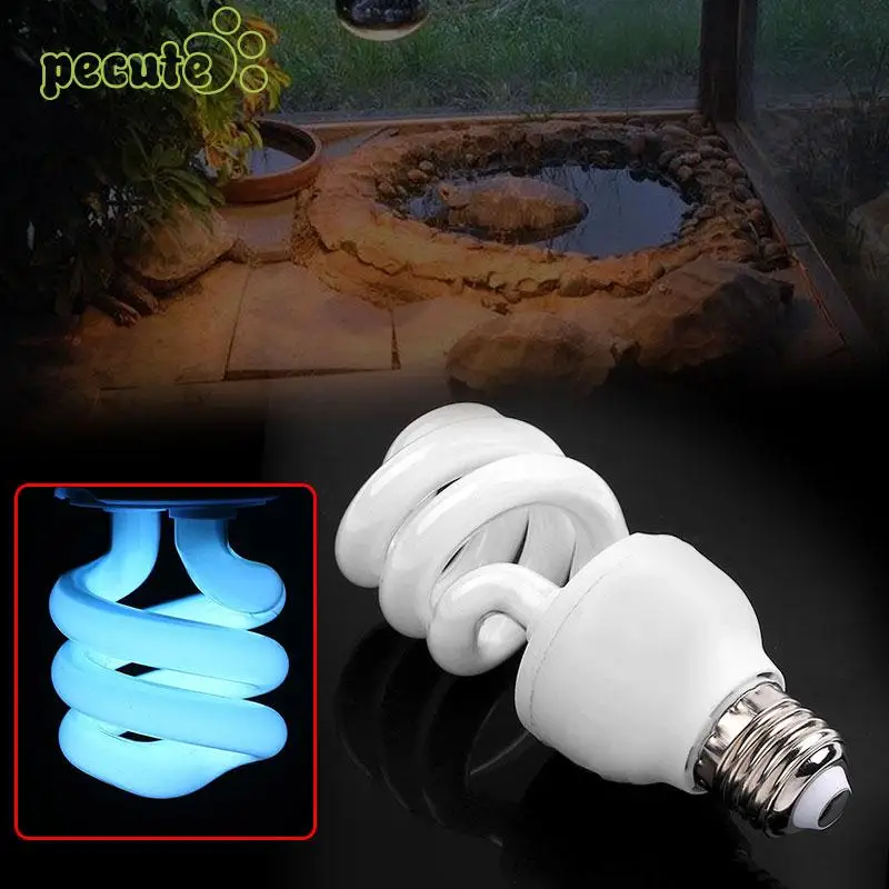 

13W Spiral Reptiles Lizard Turtle UV UVB Light Lamp Heating Bulbs AC 220-240V Pet supplies