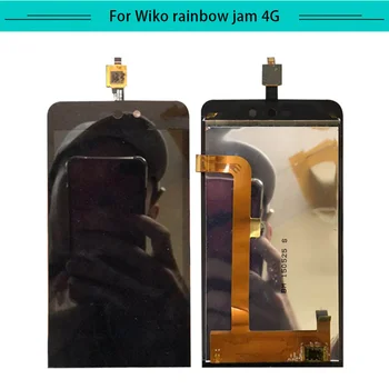 

3pcs For Wiko Rainbow Jam 4G Full LCD Display Assembly Complete with touch Screen Replacement Free Shipping