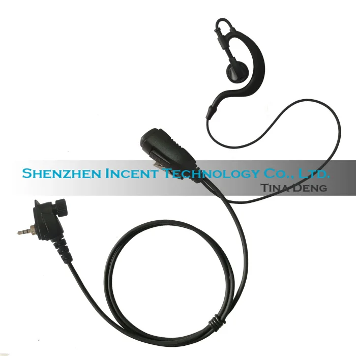 Voionair 5 Pz/Lotto Forma G Gancio Auricolare Auricolare Altoparlante Ptt Mic Per Motorola Mth650 Mth800 Mth850 Mtp850