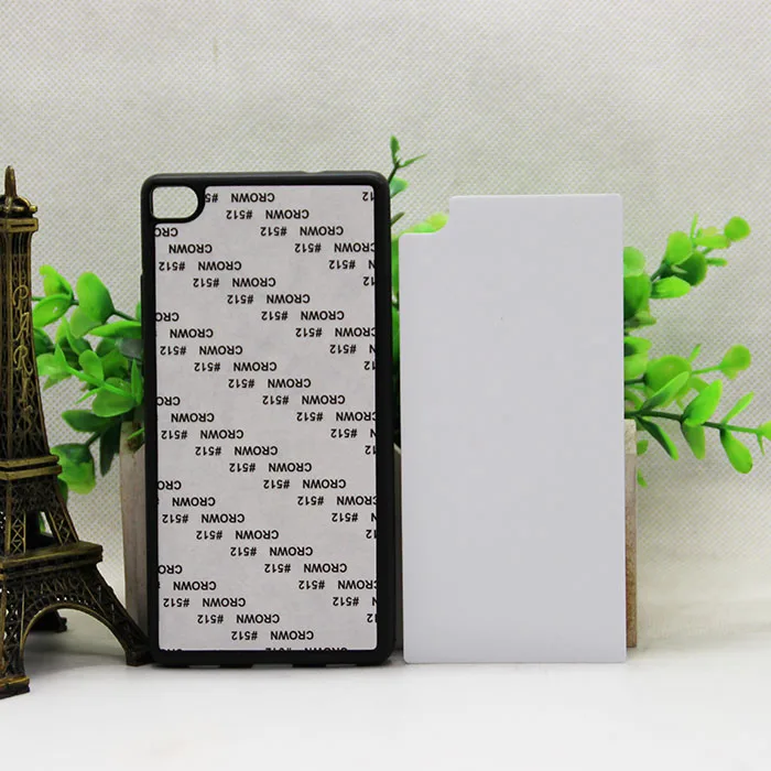 Wtsfwf DIY 2D резина для сублимации ТПУ+ PC пустой чехол для Huawei P8 с алюминиевыми вставками и клеем 10 шт./партия