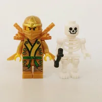 20 штук/ninjagoes оружие LLOYD Джей Кай Зейн золото ниндзя скелеты Совместимость legoingly