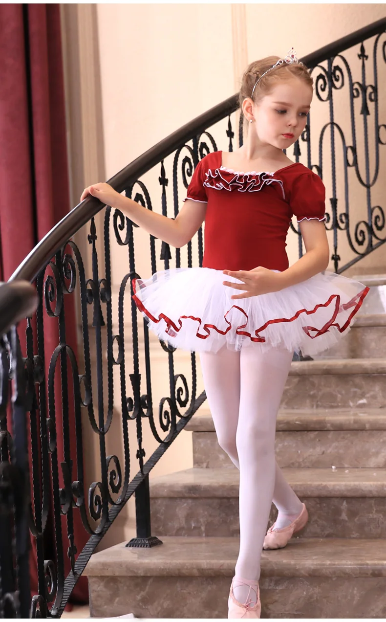Розничная, детское танцевальное платье для девочек балетная пачка танцевальная одежда, платья трико, детские костюмы для сцены
