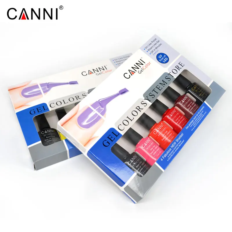 Новый набор гель лаков CANNI для ногтей 6 шт./лот долговечный Светодиодный УФ Гель