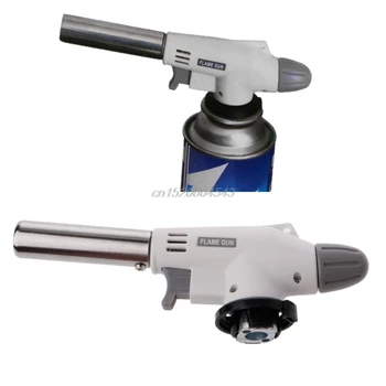 

920 Metal Gun Torch Flame Welding Gas Ignition Lighter Butane Portable Gas Camping Gas Welding Torch For Camping Hiking DropShip