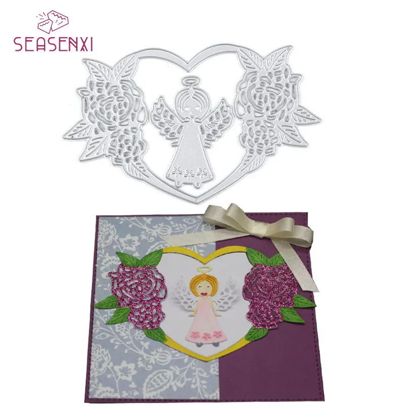 Cardmaking Scrapbooking HEART /& WINGS New Metal Die Craft